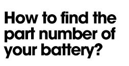 how to find the part number of your laptop