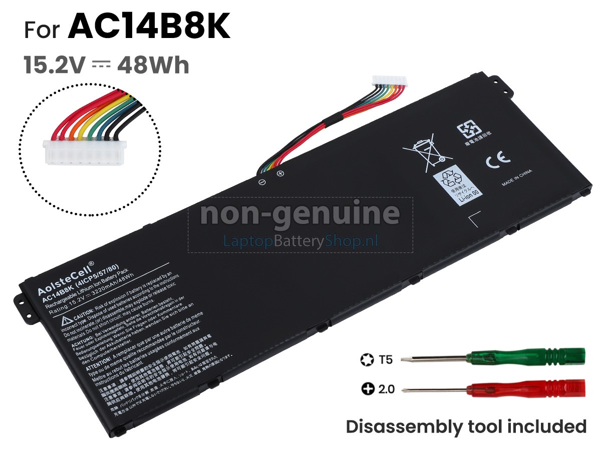 Battery for Acer Aspire E5-771-37SB