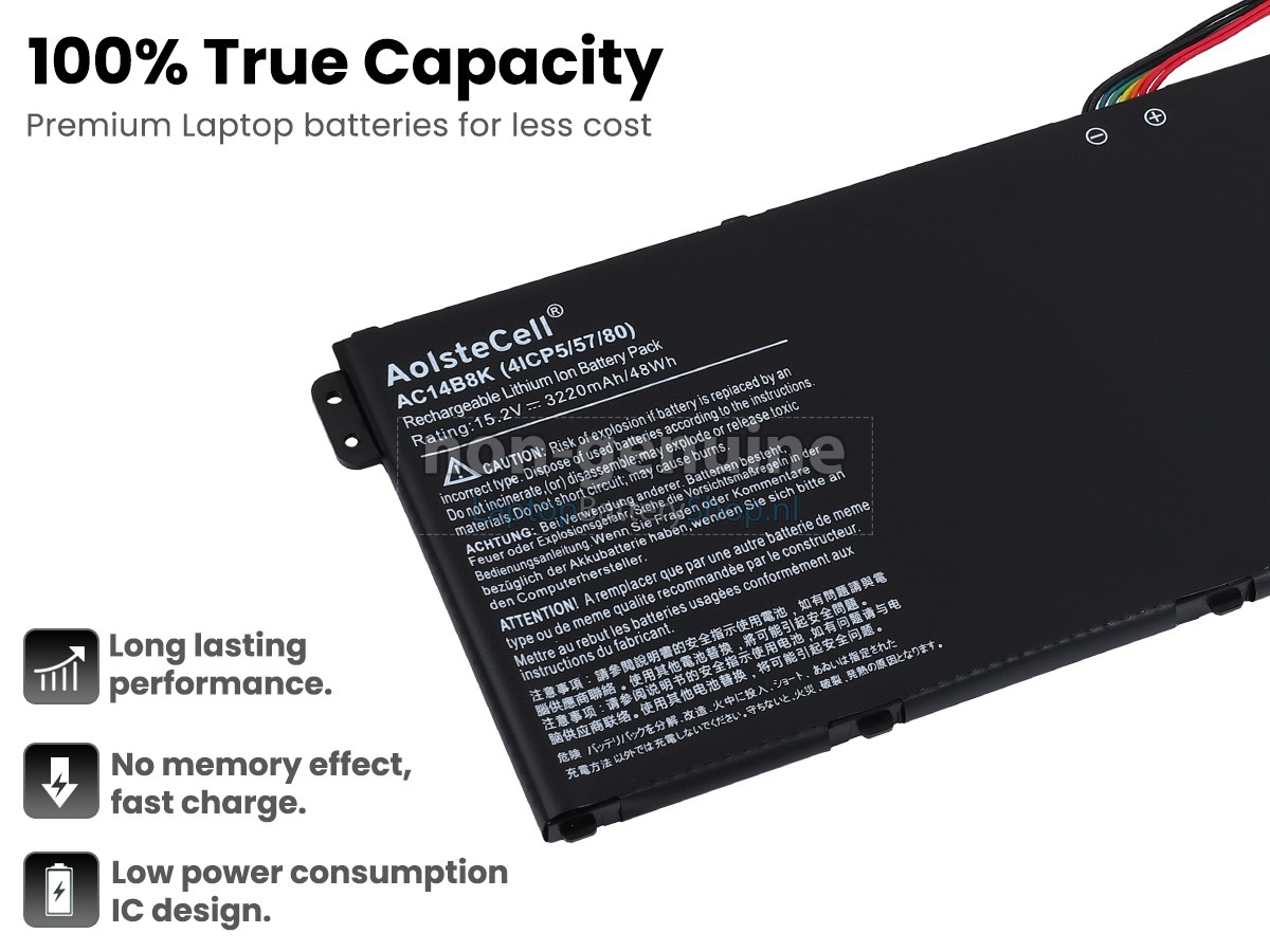 Battery for Acer Aspire E5-771-37SB