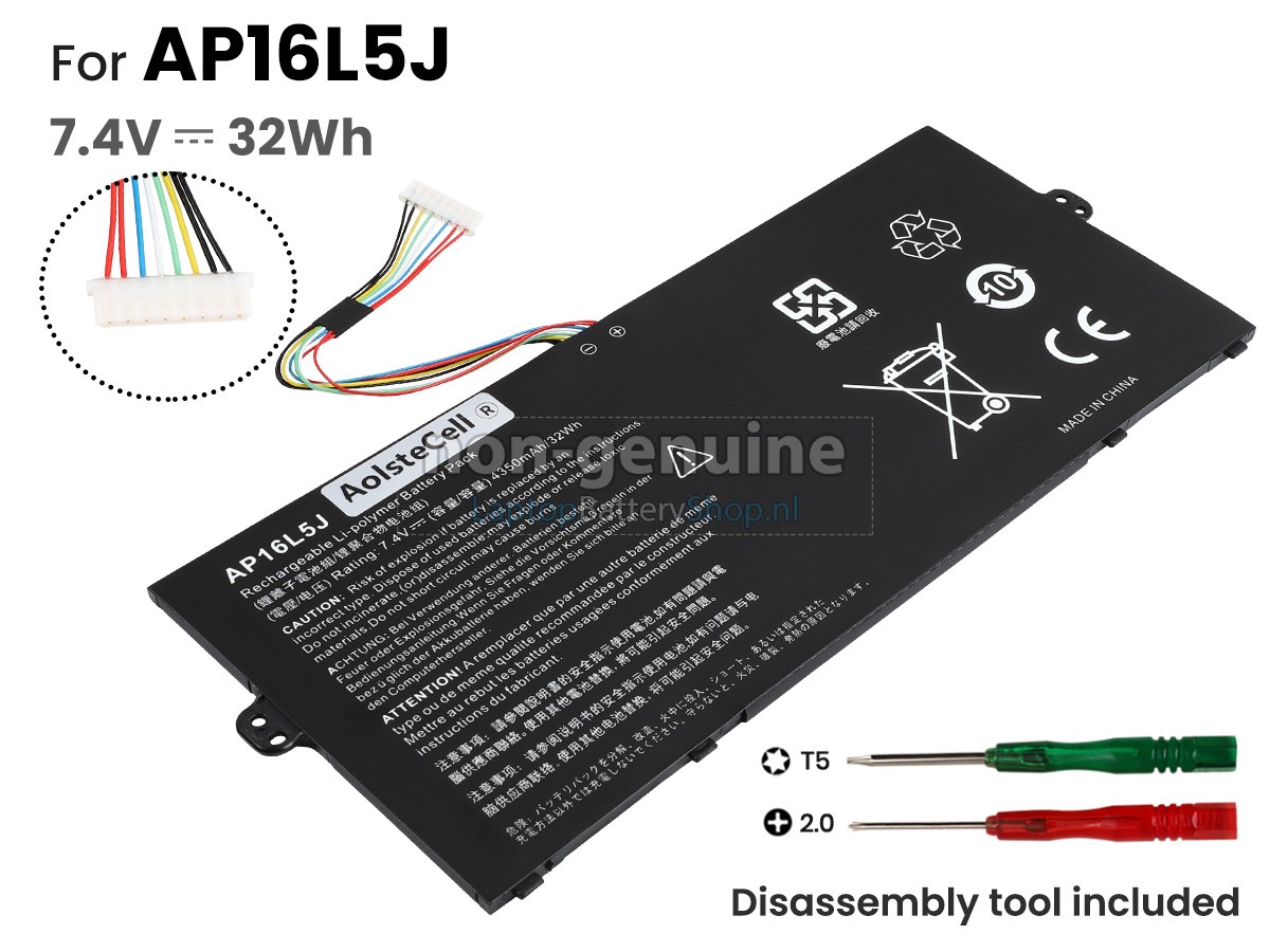 Battery for Acer SWITCH 3 SW312-31-P2KA