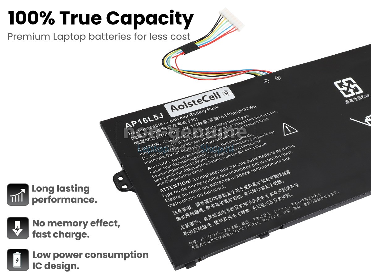 Battery for Acer SWITCH 3 SW312-31-P2KA