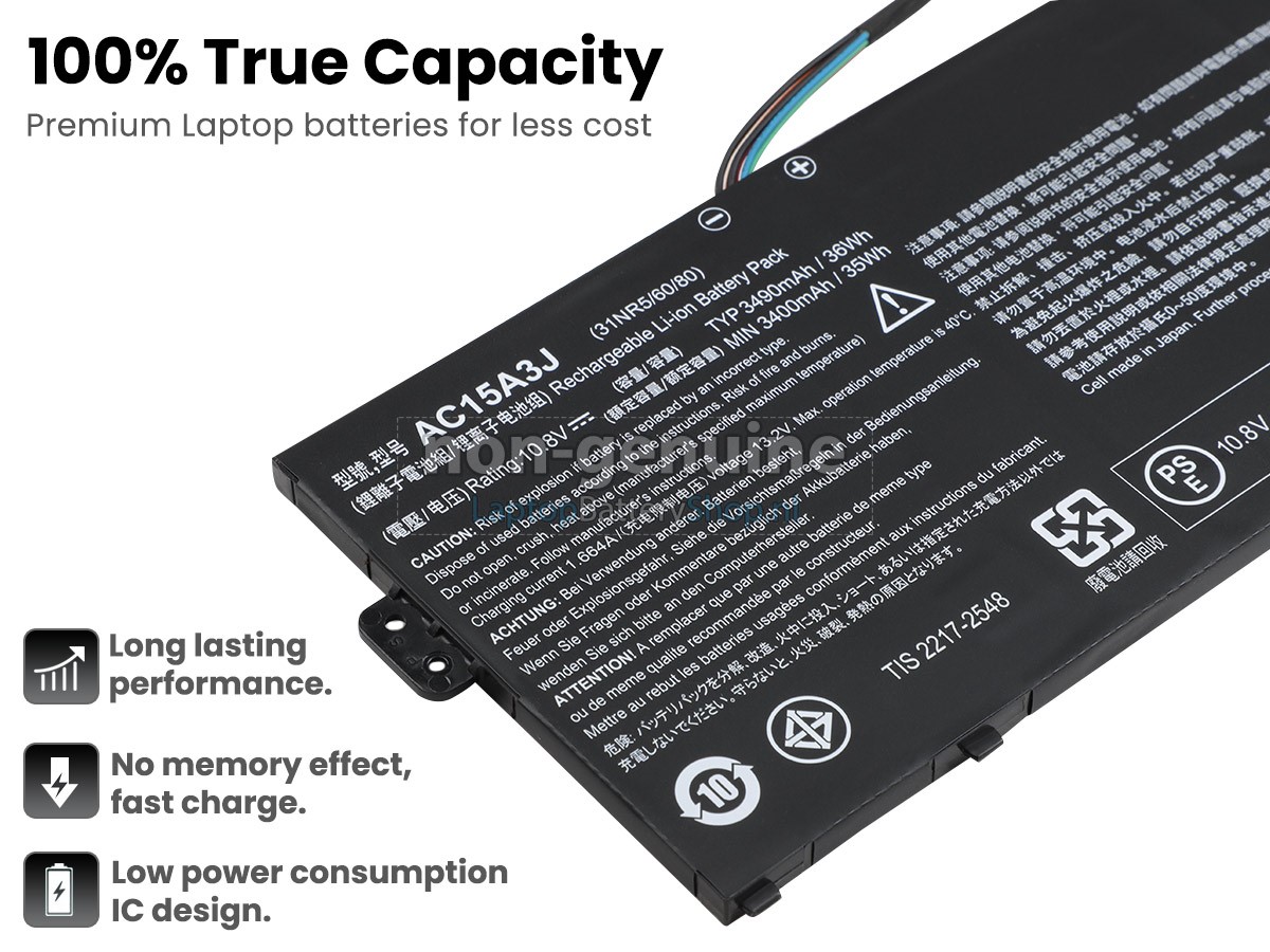 Battery for Acer Chromebook R11 C738T-C83Q