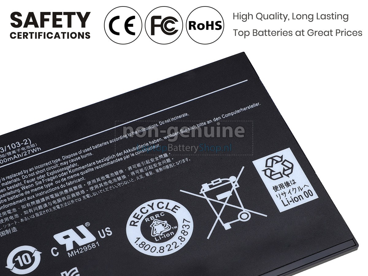 Battery for Acer Iconia W510 32GB