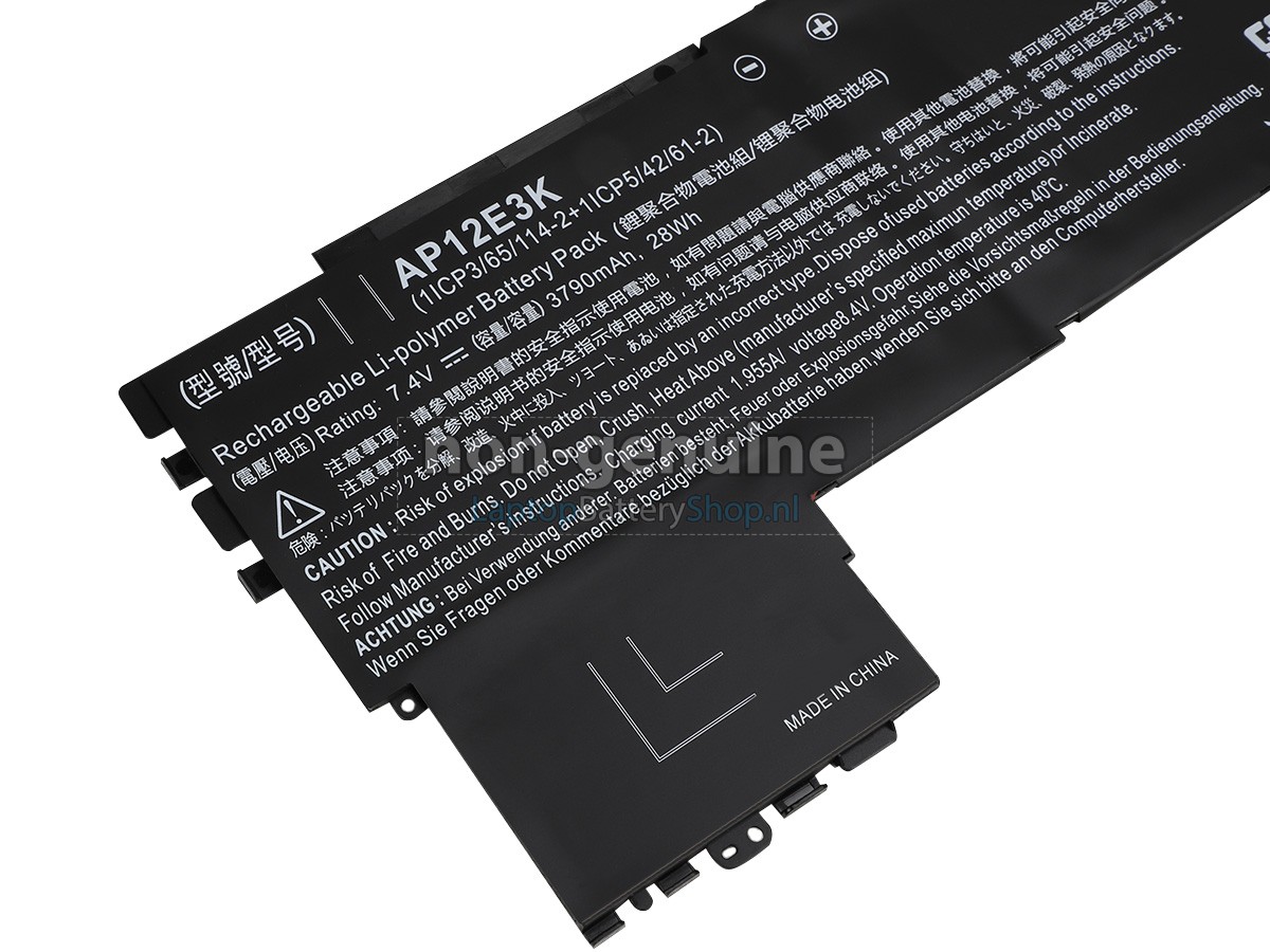 Battery for Acer AP12E3K