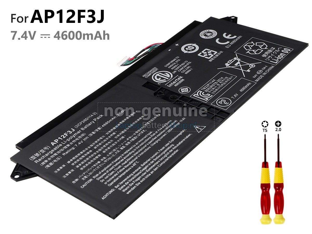 Battery for Acer AP12F3J