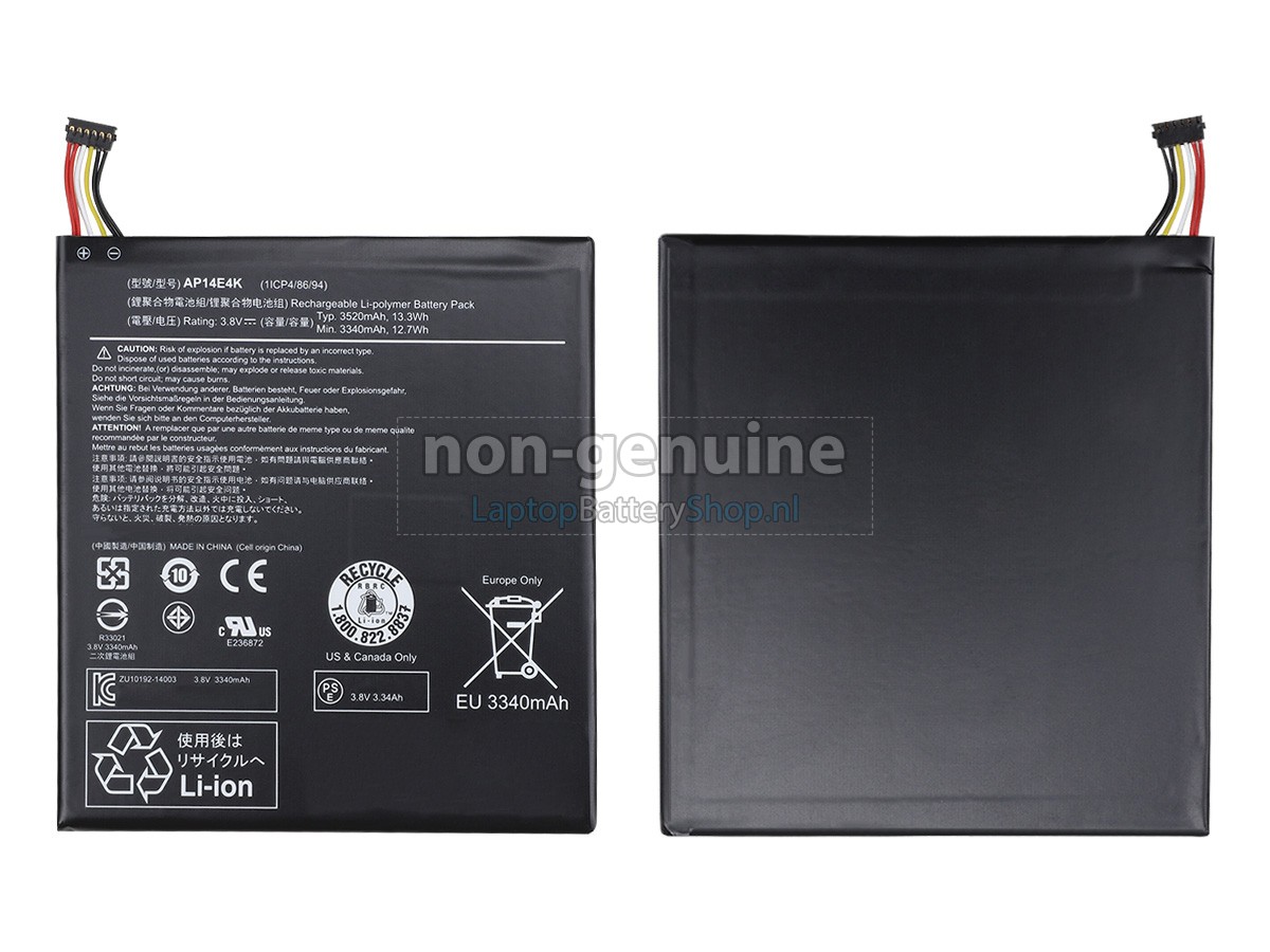 Battery for Acer Iconia One 7 B1-750-151U