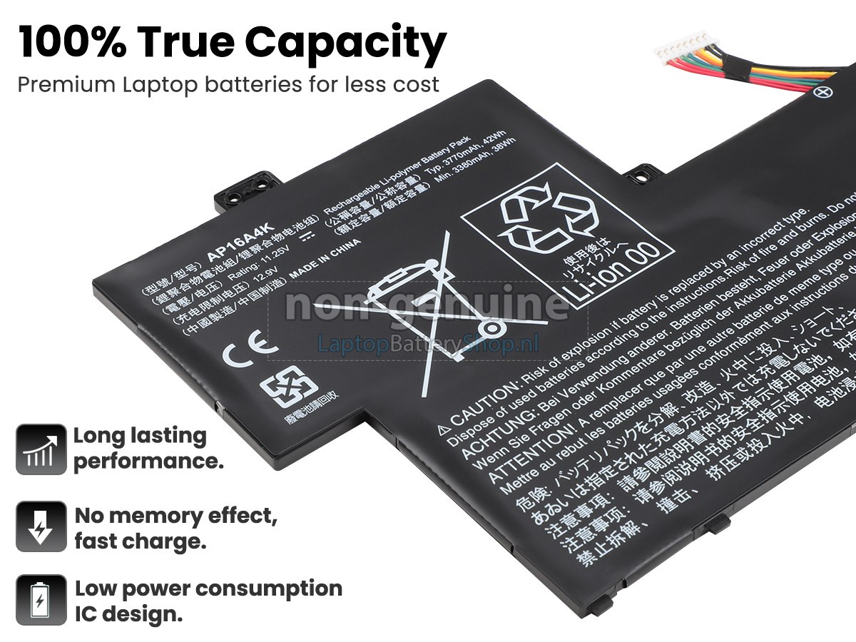 Battery for Acer Aspire One CLOUDBOOK AO1-132-C68W