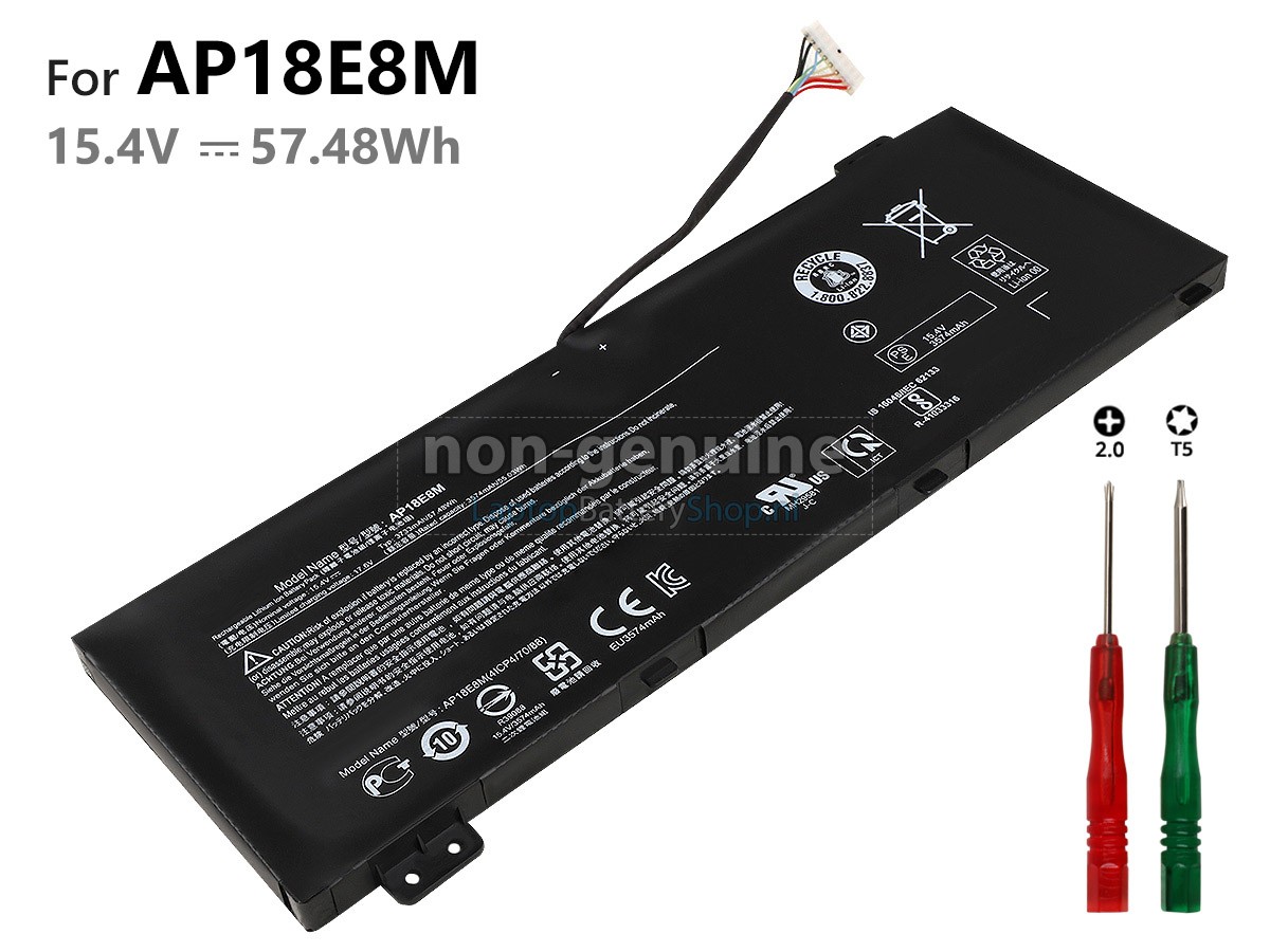 Battery for Acer NITRO 5 AN515-54-57TD