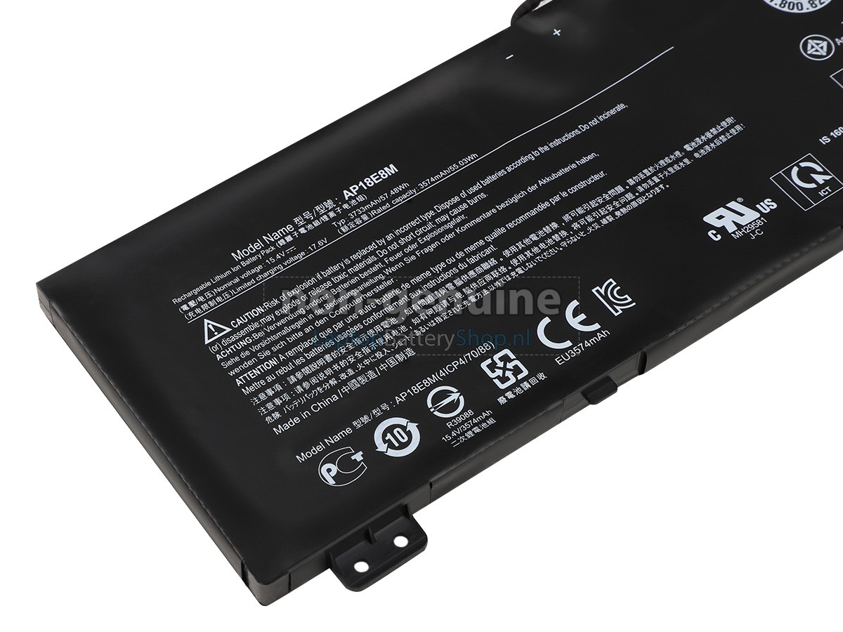 Battery for Acer NITRO 5 AN515-54-584P
