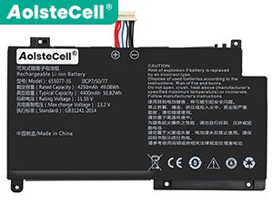 long life AolsteCell 655077-3S battery