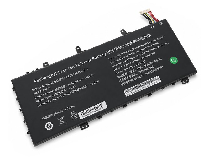 long life AolsteCell AEC677475-3S1P battery