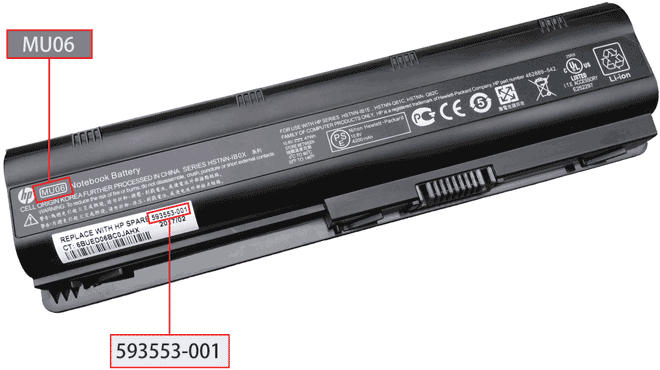 HP Battery Part Number