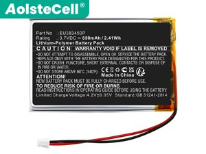 long life Ingenico EU383450P battery