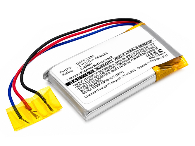 long life JBL GSP072035 battery