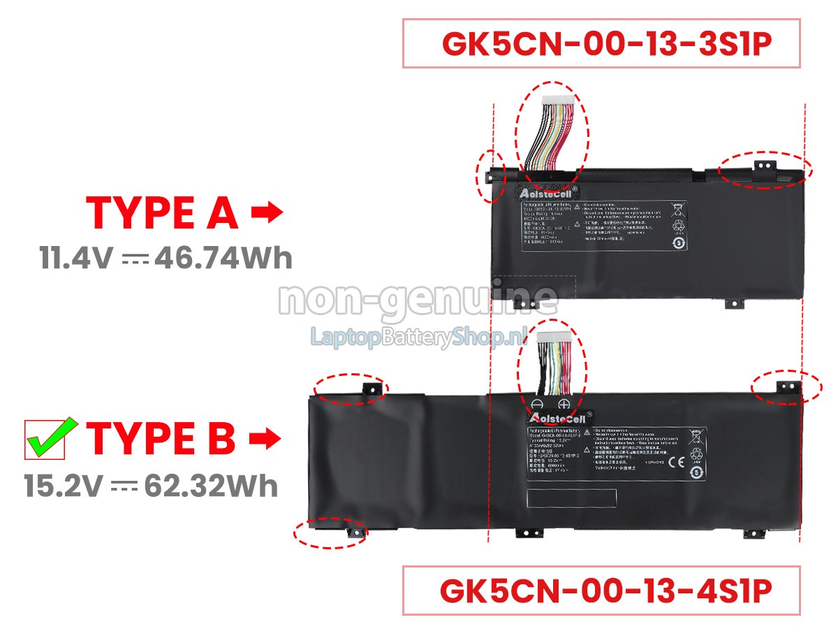 Battery for Mechrevo GK5CN-11-16-3S1P-0