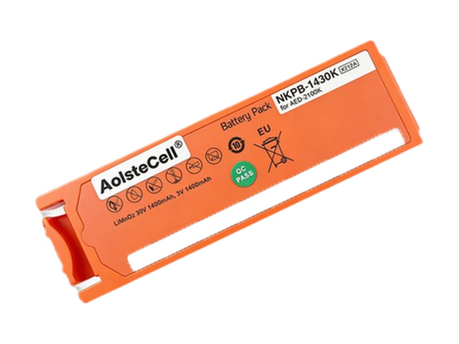 long life Nihon Kohden AED-2100K battery