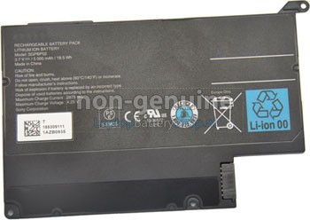 5000mAh Sony SGPBP02 battery replacement